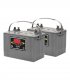 Paire de batteries GEL 88 Ah (poignée et visserie inclus) de MK Battery pour Scooter électrique senior ou personne handicapée