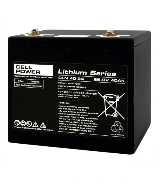 Batterie Lithium 40 Ah utilisé pour la conversion vers Lithium des Scooters électriques de mobilité réduite