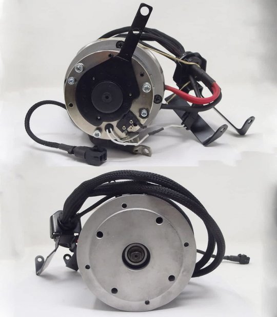 Moteur et frein révisé pour scooter PMR Pride XL140, Mobilae Deluxe XL, Practicomfort Hurricane 25 et Sovrana Albatros