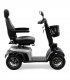 Vue de côté du scooter électrique handicapé PMR Life & Mobility Presto en gris