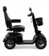 Vue latéral du scooter électrique handicapé PMR Life & Mobility Presto S en noir