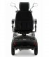 Vue arrière du scooter électrique handicapé PMR Life & Mobility Presto S en noir