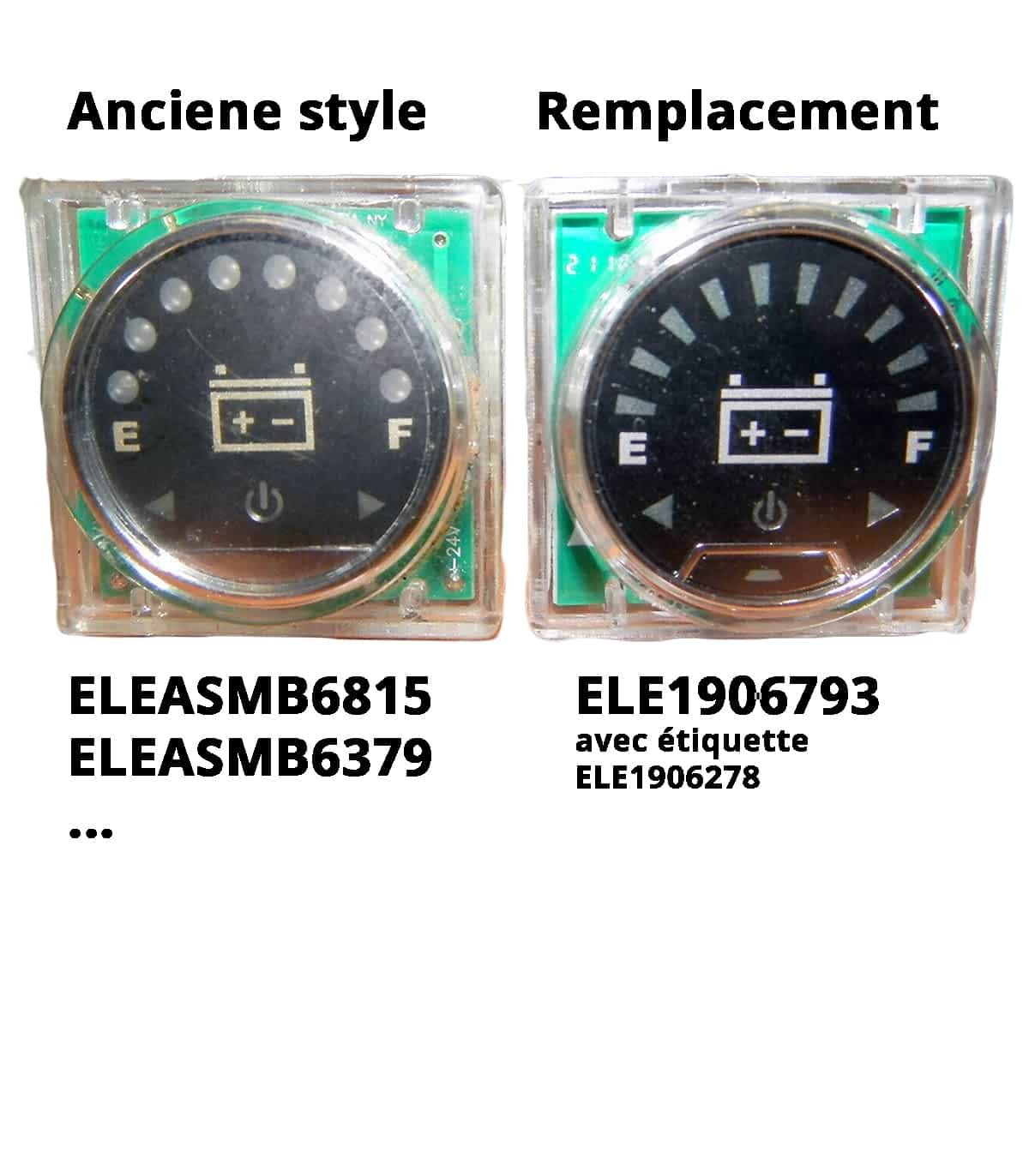 Jauge de batterie pour Pride, Practicomfort, Sovrane et Indépendence Royale