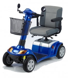 Scooter électrique pour senior et handicapé Kymco Super 6 et 8 en Bleu